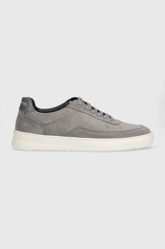 Filling Pieces sneakers in camoscio Mondo Squash bassa grigio 46733733041