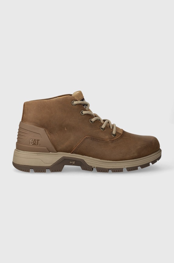 CAT Footwear trapery zamszowe LEVERAGE skóra zamszowa brązowy P725151