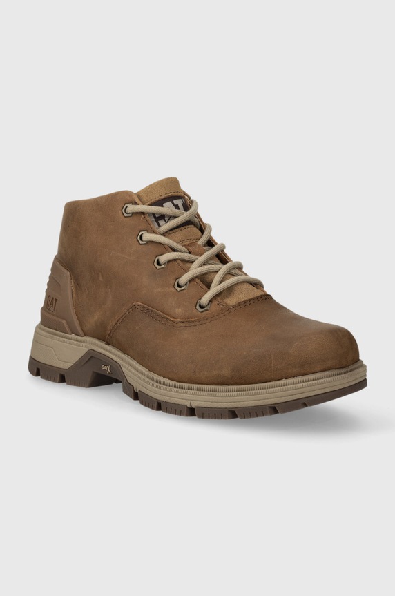 CAT Footwear trapery zamszowe LEVERAGE P725151 brązowy AW23