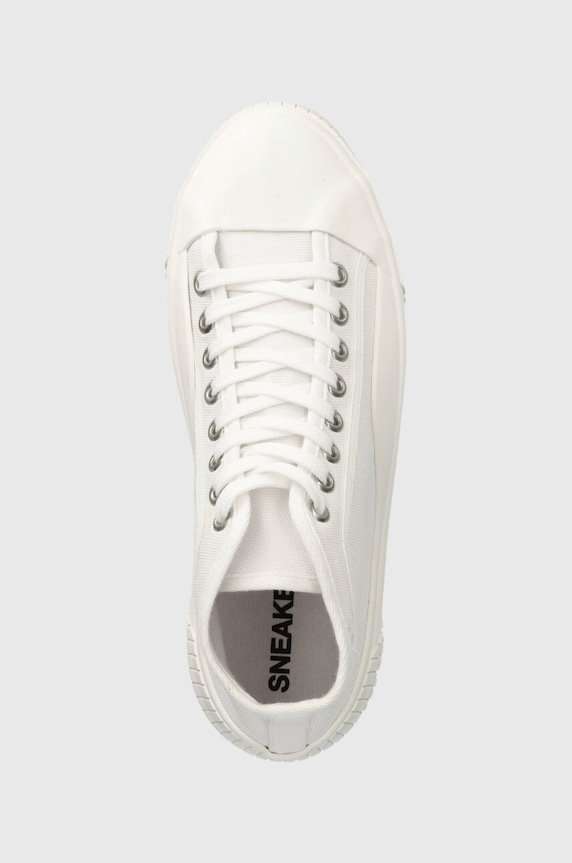 A.P.C. trampki skórzane biały COGFH.M56107