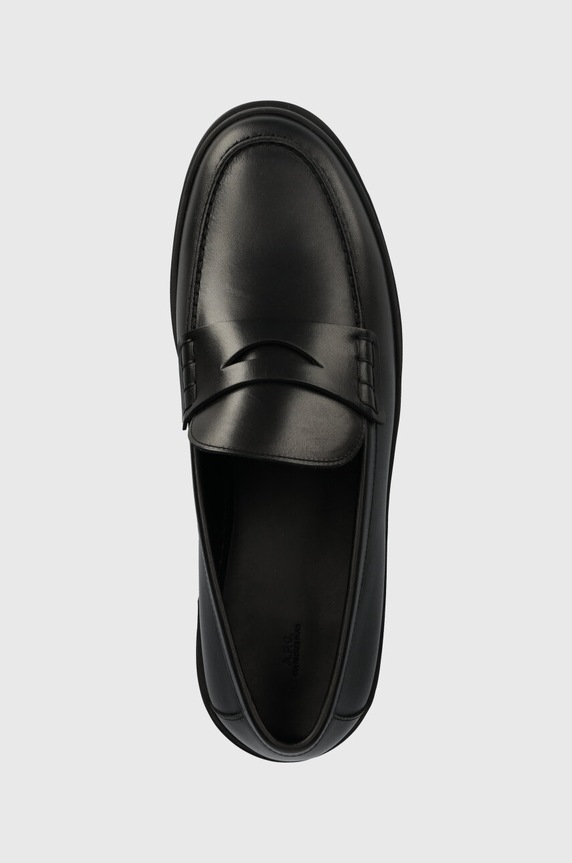 A.P.C. leather loafers MOCASSINS CLEM 2.0 black PXBAA.H53281