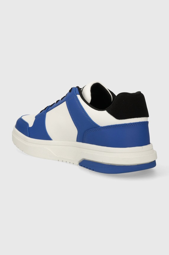 Obuwie Tommy Jeans sneakersy skórzane TJM LEATHER CUPSOLE 2.0 EM0EM01283 niebieski