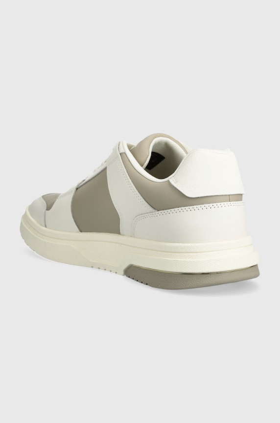 Obuwie Tommy Jeans sneakersy skórzane TJM LEATHER CUPSOLE 2.0 EM0EM01283 beżowy