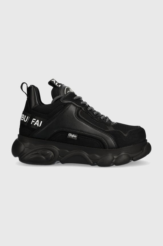 Buffalo sneakersy Cld Chai imitacja skóry licowej czarny 1410024.BLK