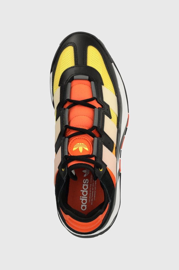 Кожаные кроссовки adidas Originals Niteball чёрный ID8074