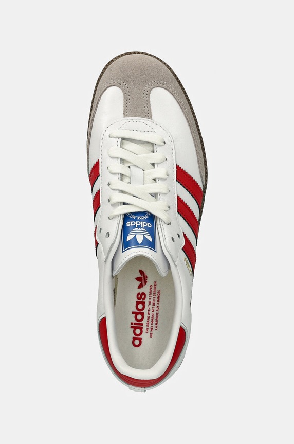 Tenisice od brušene kože adidas Originals Samba OG bijela IG1025