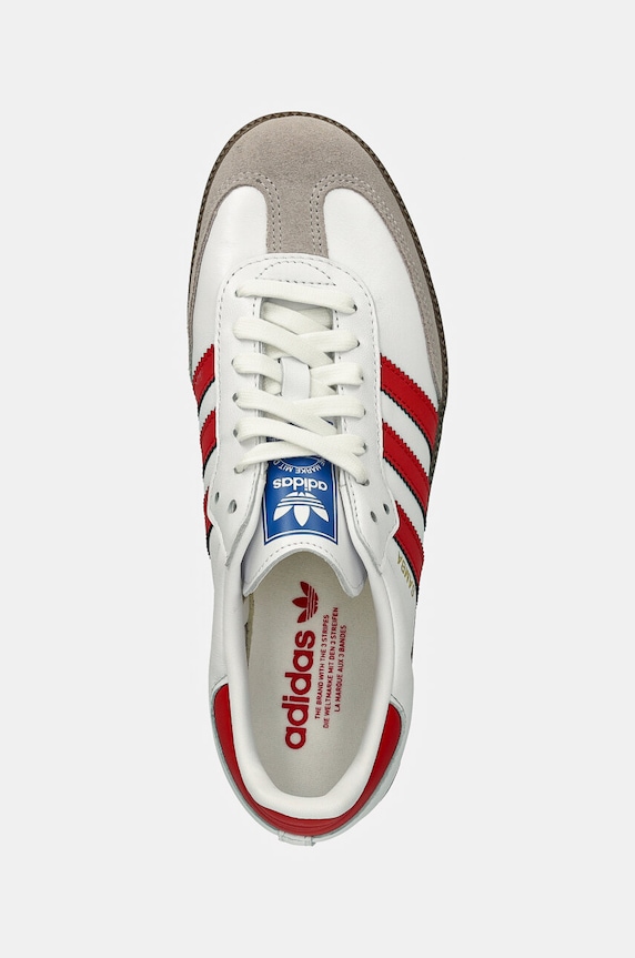 Tenisice od brušene kože adidas Originals Samba OG bijela IG1025