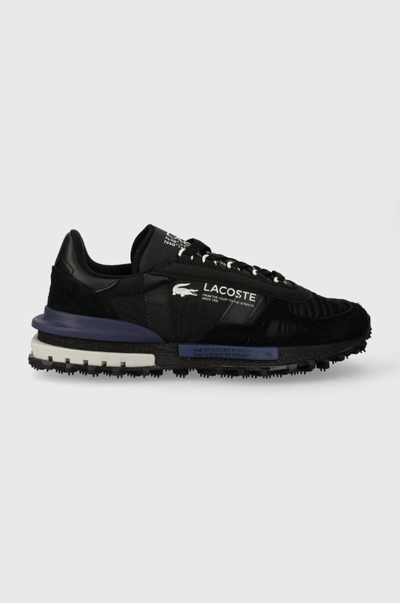 Lacoste sneakersy Elite Active tekstylny czarny 46SMA0123