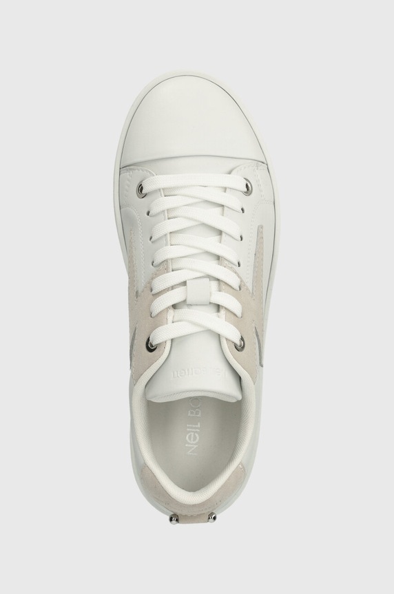 Neil Barett leather sneakers DURAN white PBCT375A.V9002.1222