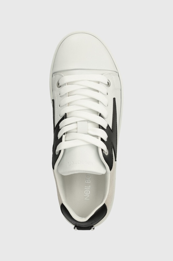Neil Barett sneakers din piele DURAN alb PBCT375B.V9002.9867