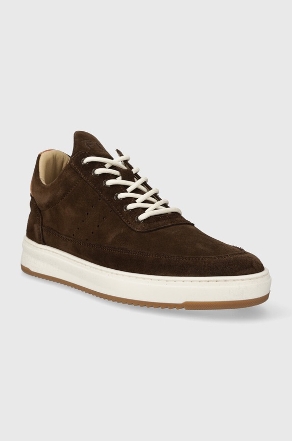 Σουέτ sneakers Filling Pieces Low Top Suede 10123081933 καφέ AW23