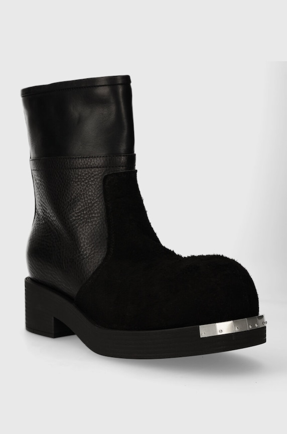 MM6 Maison Margiela leather shoes Ankle Boot S66WU0109 black AW23