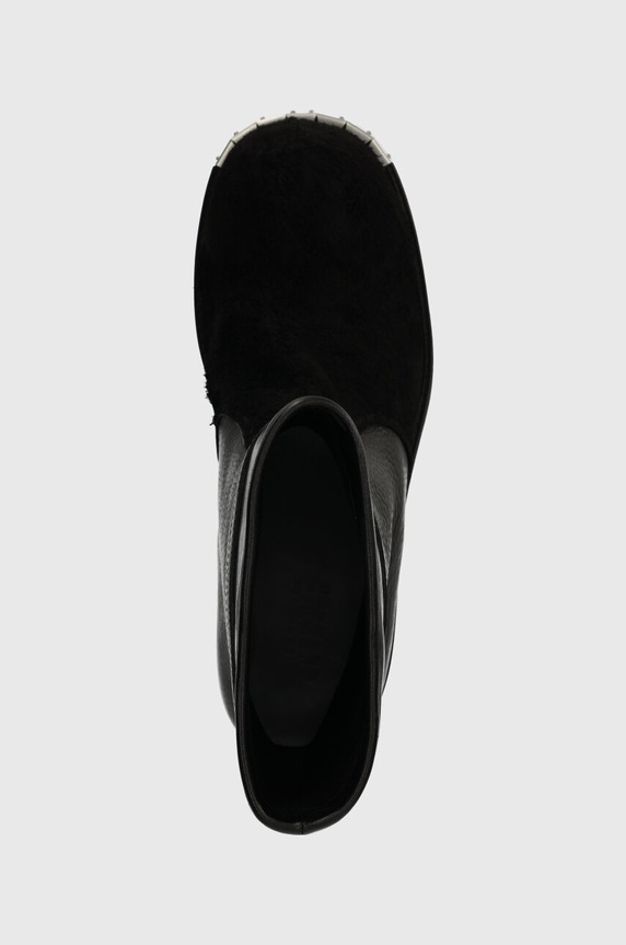 Shoes MM6 Maison Margiela leather shoes Ankle Boot S66WU0109 black