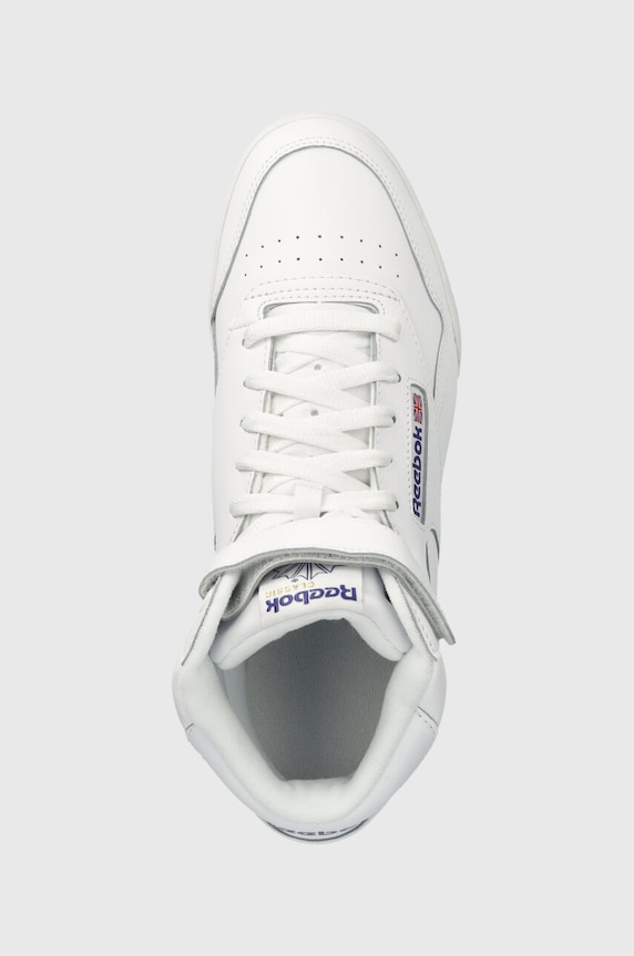 Usnjene superge Reebok EX-O-FIT Hi bela 3477.100000108