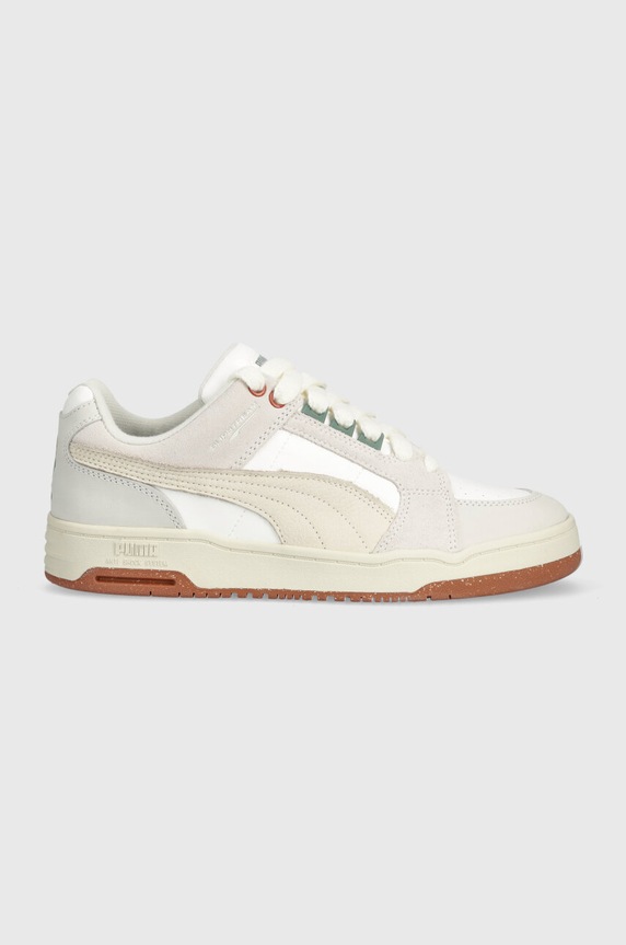 Tenisky Puma Slipstream Lo Huskie imitácia kože sivá 393136