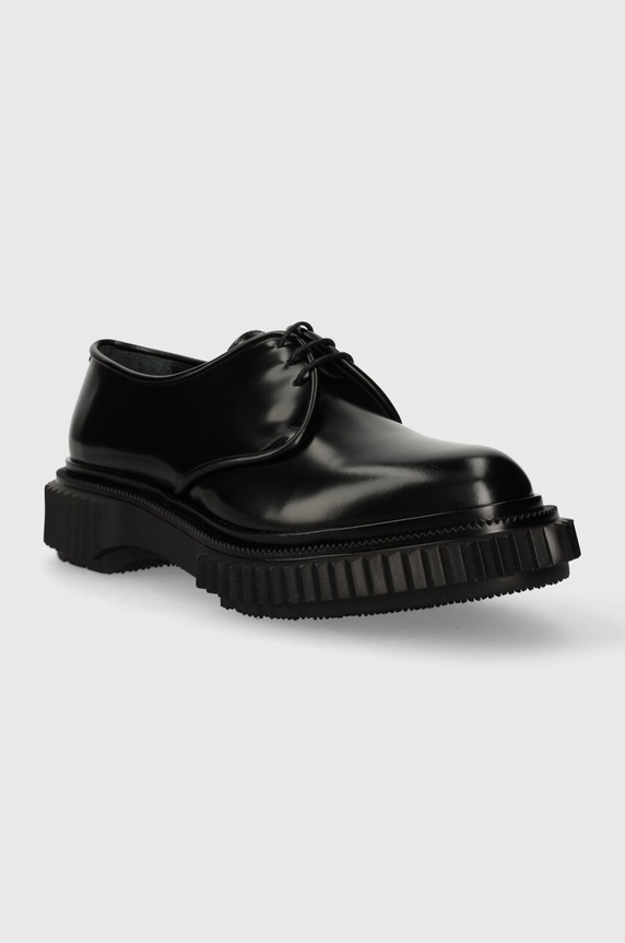 Kožené poltopánky ADIEU Type 190 190 čierna AW23