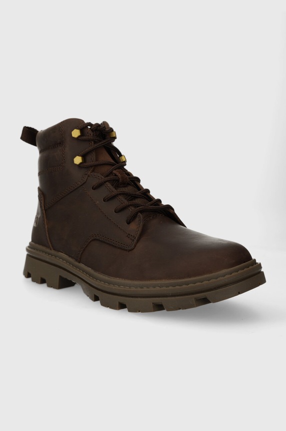 CAT Footwear pantofi de piele intoarsa PRACTITIONER MID P725843 maro AW23