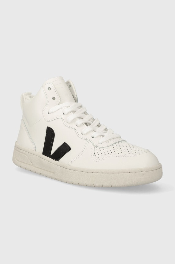 Kožené tenisky Veja V-15 VQ0203304 biela AW23