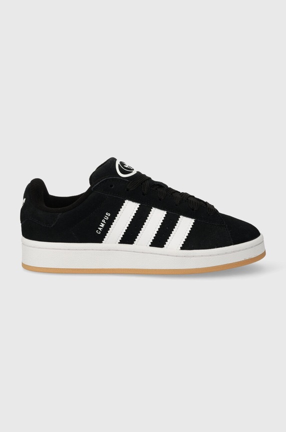 adidas Originals velúr sportcipő csat fekete HQ6638