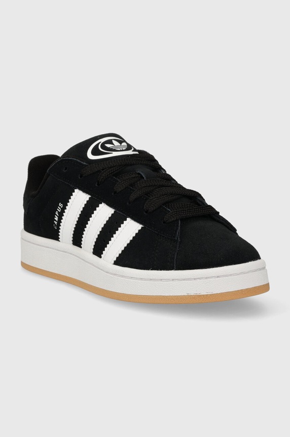 adidas Originals velúr sportcipő HQ6638 fekete AW23