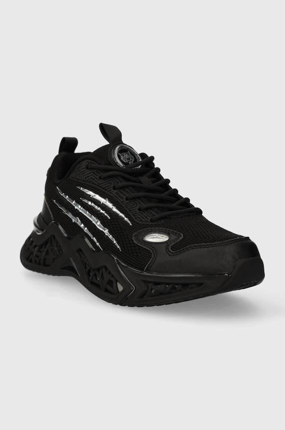 PLEIN SPORT sneakers Runner Tiger Scratch USC0338.STE003N.02 negru SS24