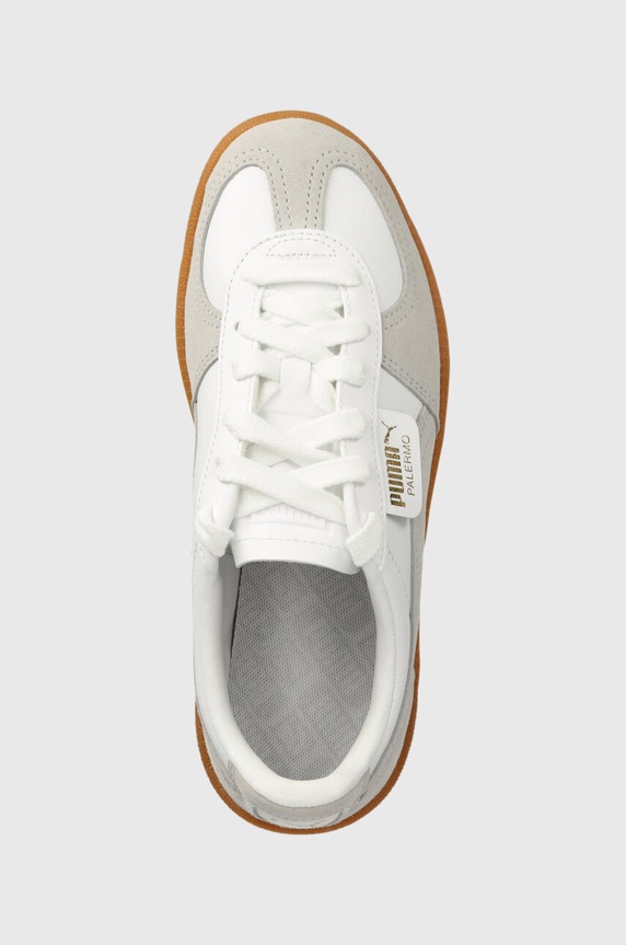 Puma sneakersy skórzane Palermo szary 396464