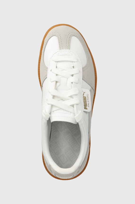 Puma sneakersy skórzane Palermo szary 396464