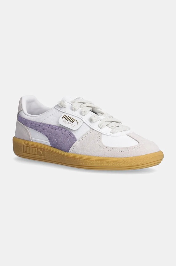Puma sneakersy skórzane Palermo fioletowy 396464