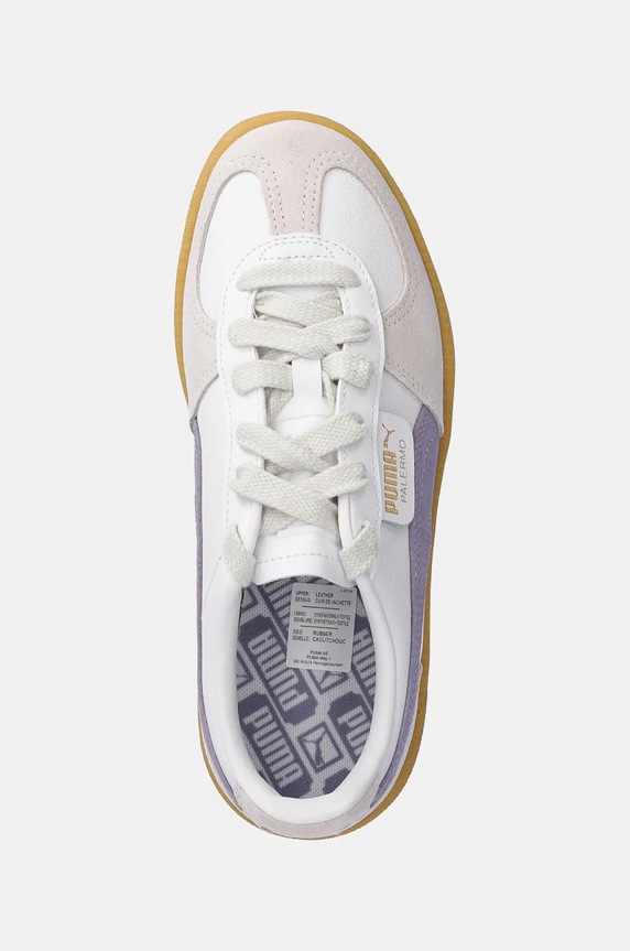 Puma sneakersy skórzane Palermo fioletowy 396464