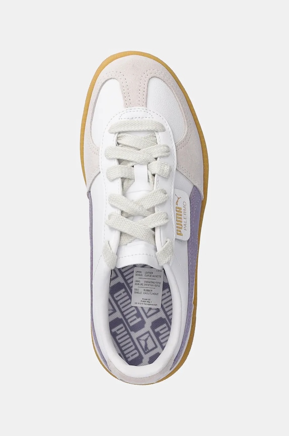 Puma sneakersy skórzane Palermo fioletowy 396464