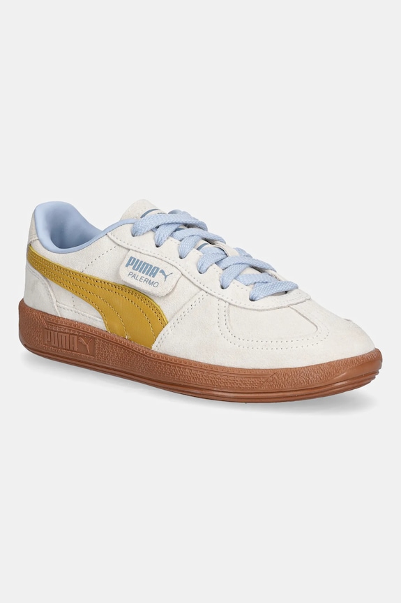 Puma Palermo sneakersy zamszowe płaska beżowy 396463