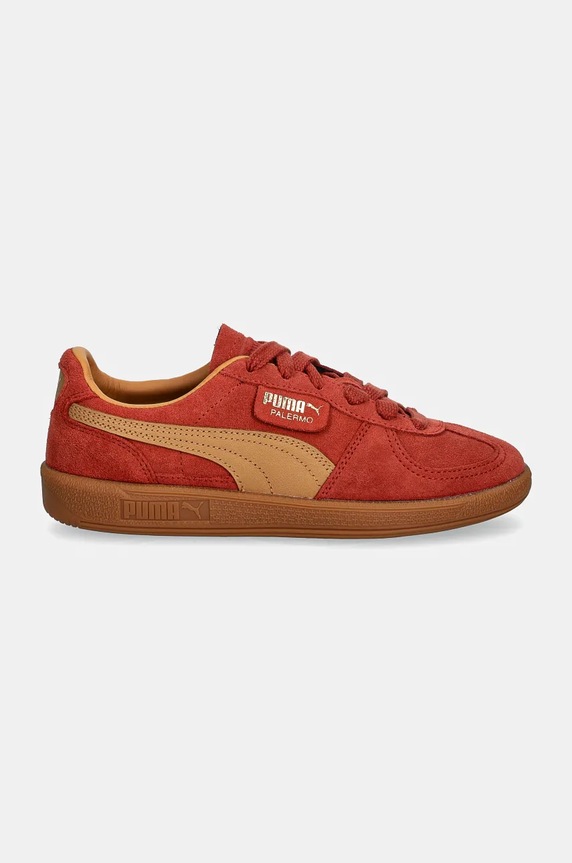Puma Palermo tenisky semišové 396463 oranžová SS26