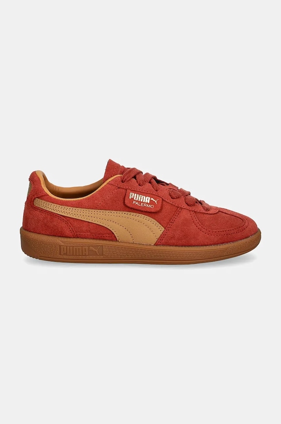 Puma Palermo кроссовки замшевые 396463 оранжевый SS26