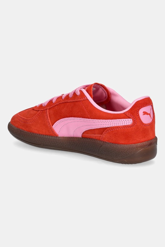 Încălțăminte Puma Palermo sneakers din piele întoarsă 396463 rosu