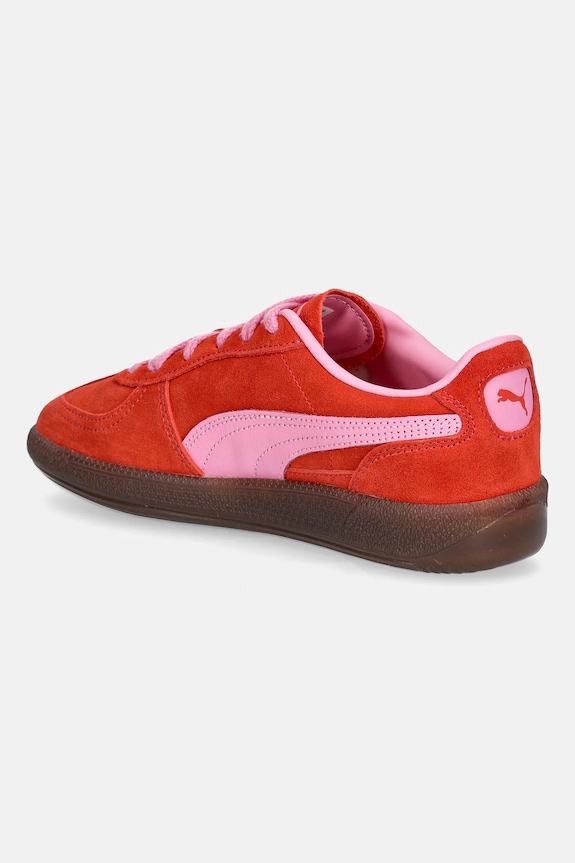 Încălțăminte Puma Palermo sneakers din piele întoarsă 396463 rosu