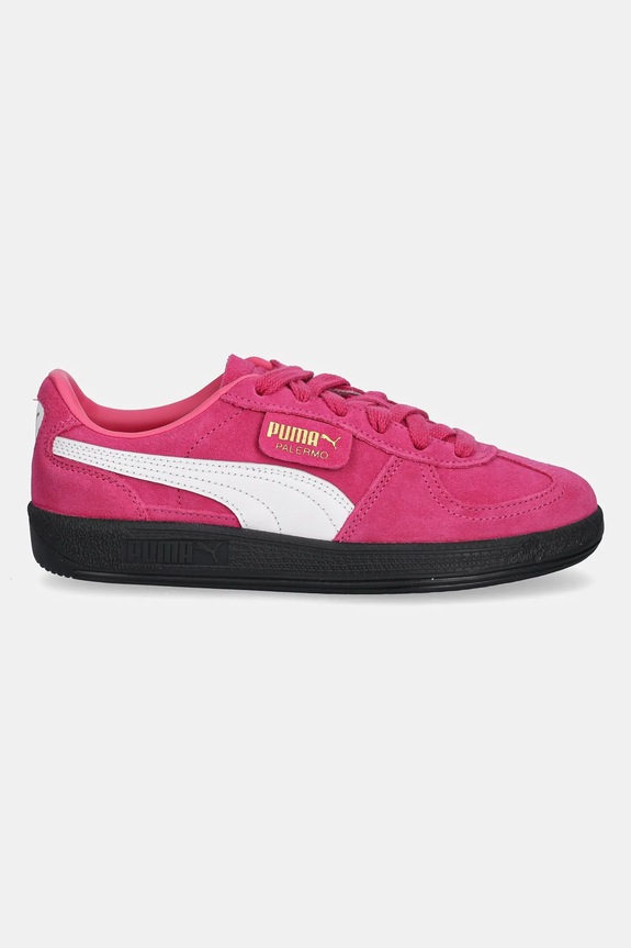 Puma Palermo sneakers din piele întoarsă 396463 roz SS26