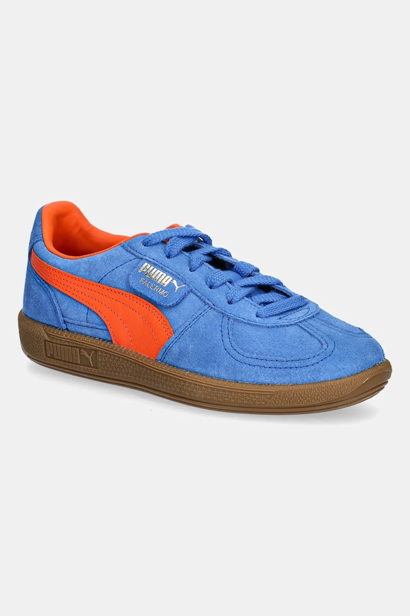 Puma Palermo tenisky semišové usňová koža modrá 396463