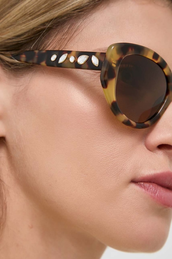 Sunčane naočale Swarovski 5679535 DEXTERA ORGANIC smeđa 5679535
