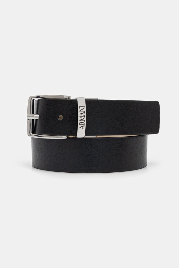Detský obojstranný opasok Emporio Armani čierna 401520.3F560