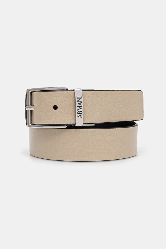 Detský obojstranný opasok Emporio Armani 401520.3F560 čierna SS26