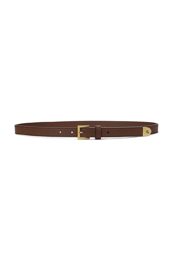 Кожен колан Lauren Ralph Lauren кафяв 412912036