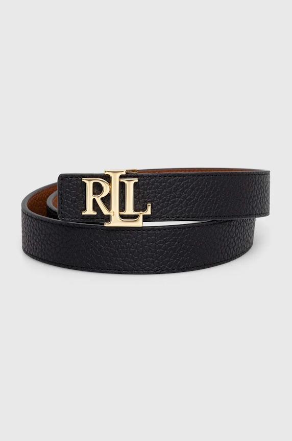 Dvostrani kožni remen Lauren Ralph Lauren šarena 412912039