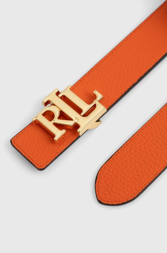 Lauren Ralph Lauren pasek skórzany dwustronny 412912040 multicolor SS26