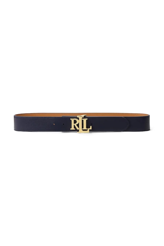Lauren Ralph Lauren dvostrani remen za žene kožni 412912041 smeđa SS26