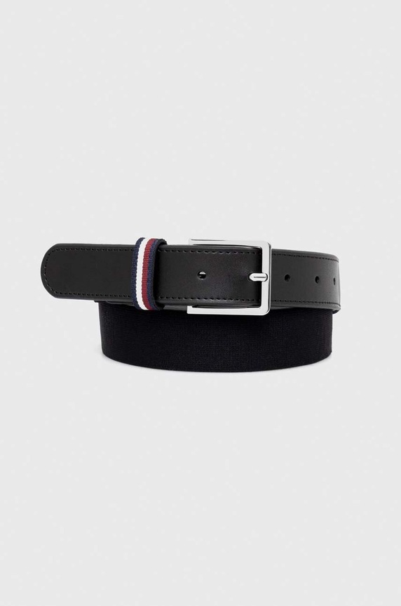 Detský opasok Tommy Hilfiger textilný tmavomodrá AU0AU01795.9BYX