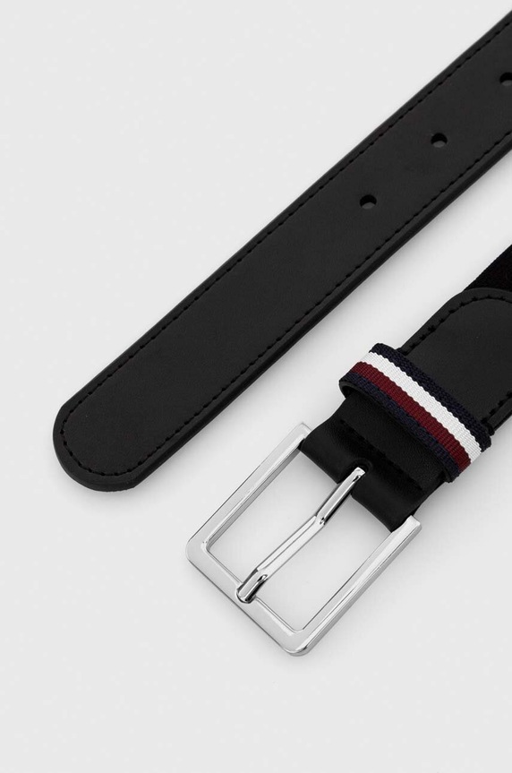 Detský opasok Tommy Hilfiger AU0AU01795.9BYX tmavomodrá AW23