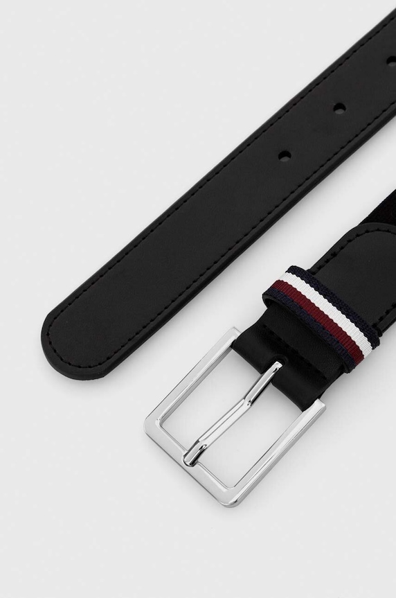 Detský opasok Tommy Hilfiger AU0AU01795.9BYX tmavomodrá AW23
