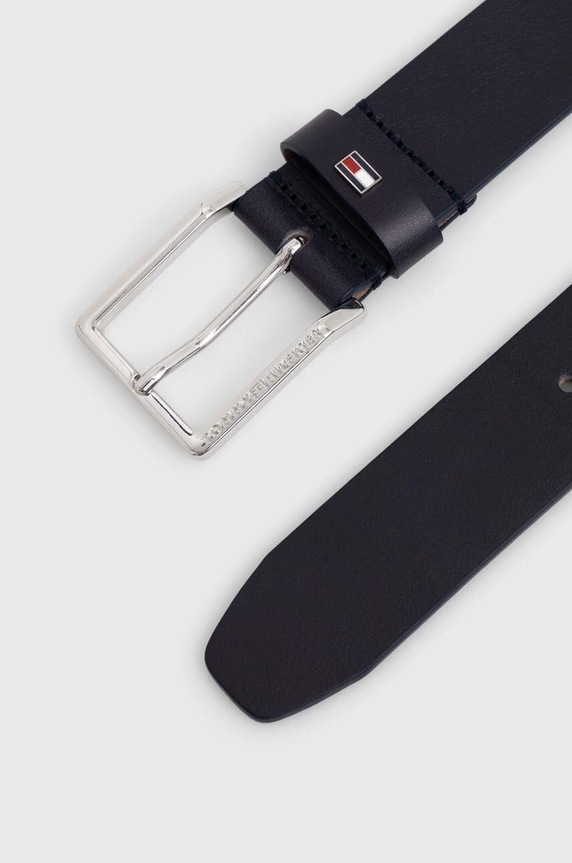 Tommy Hilfiger bőr öv AM0AM11461 sötétkék AW23