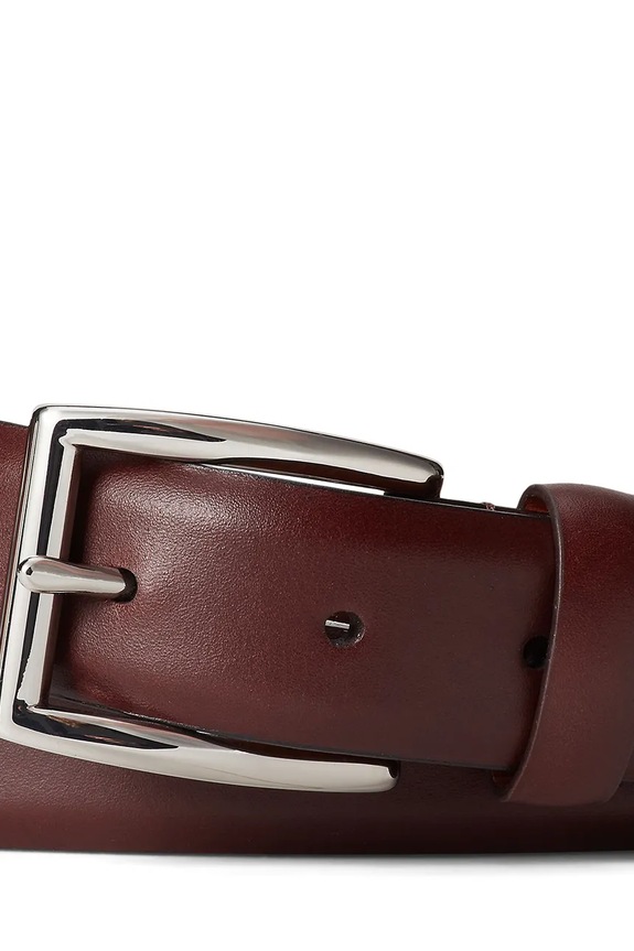 Kožený opasok Polo Ralph Lauren 405913730 hnedá AA00