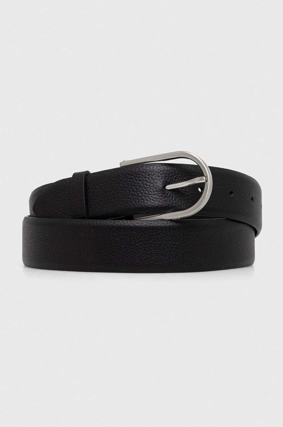 Шкіряний ремінь Guess чорний BM7736.LEA35